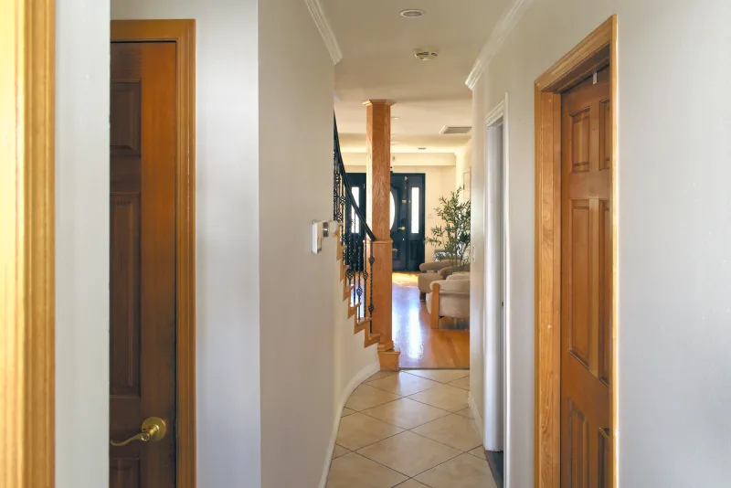 Downstairs hallway inside the Elijah's House estate